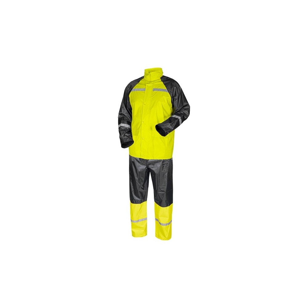 High visibility rain suit