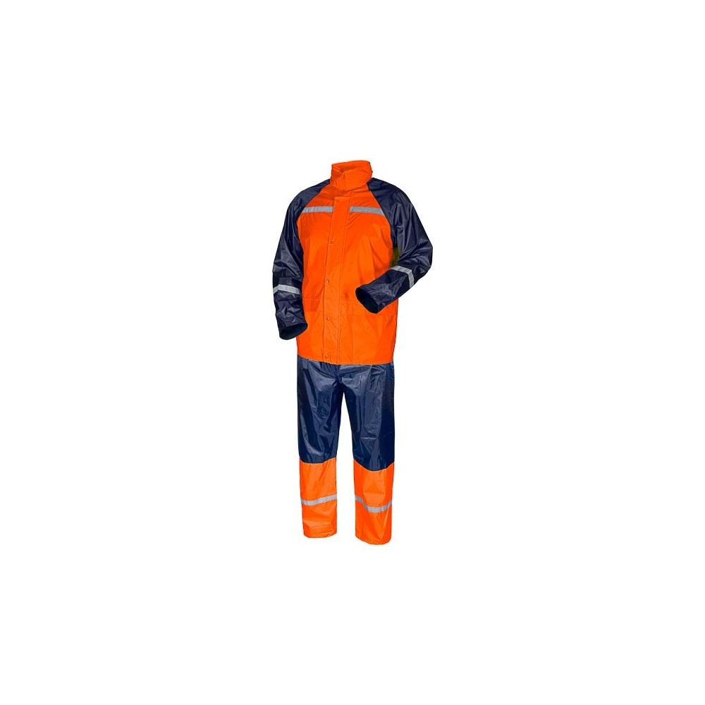 High visibility rain suit